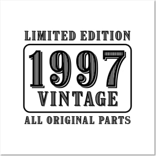 All original parts vintage 1997 limited edition birthday Posters and Art